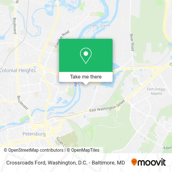 Crossroads Ford map
