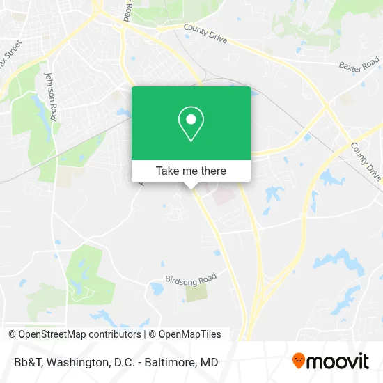 Bb&T map