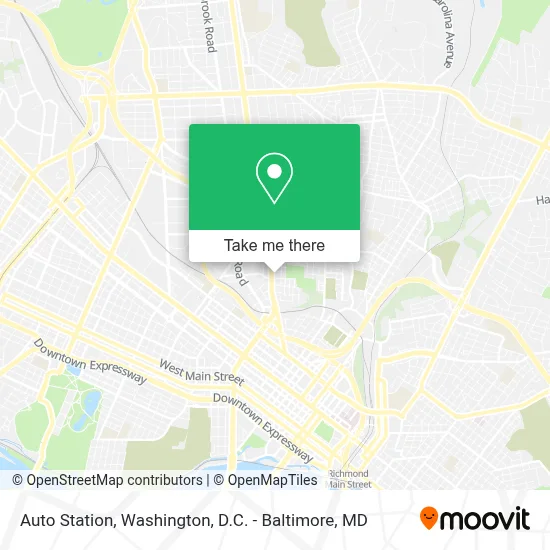 Auto Station map