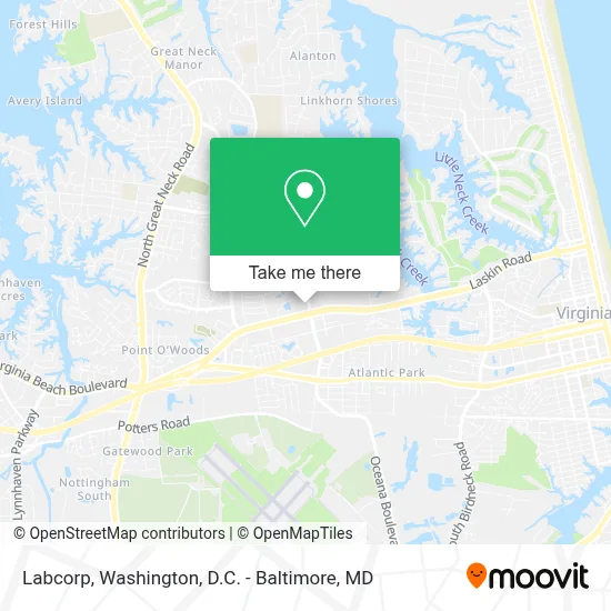 Labcorp map