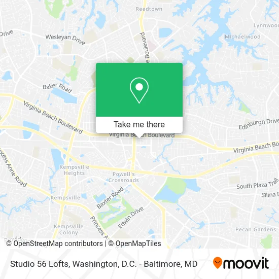 Studio 56 Lofts map