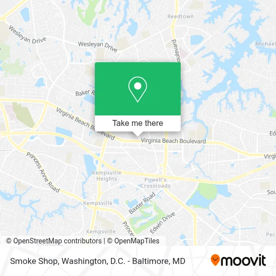 Smoke Shop map