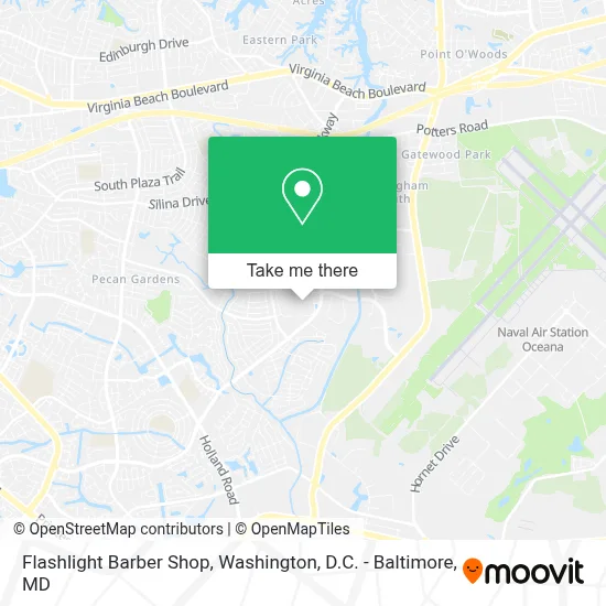 Flashlight Barber Shop map