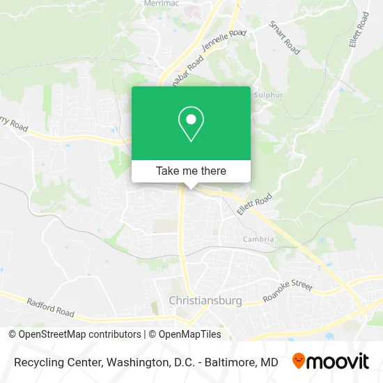Recycling Center map