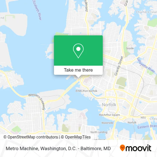 Metro Machine map