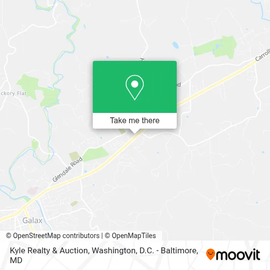 Kyle Realty & Auction map