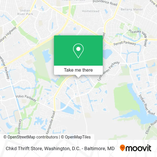 Chkd Thrift Store map