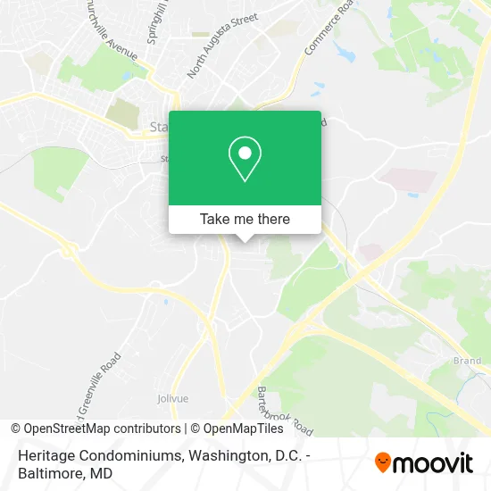 Heritage Condominiums map