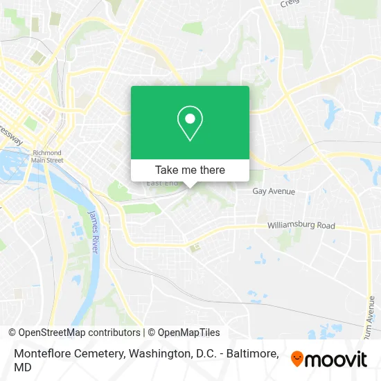 Monteflore Cemetery map