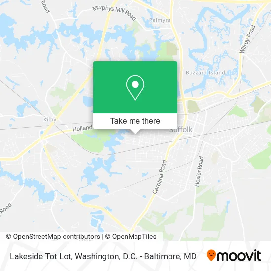 Lakeside Tot Lot map