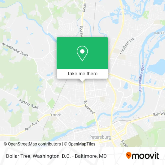 Dollar Tree map