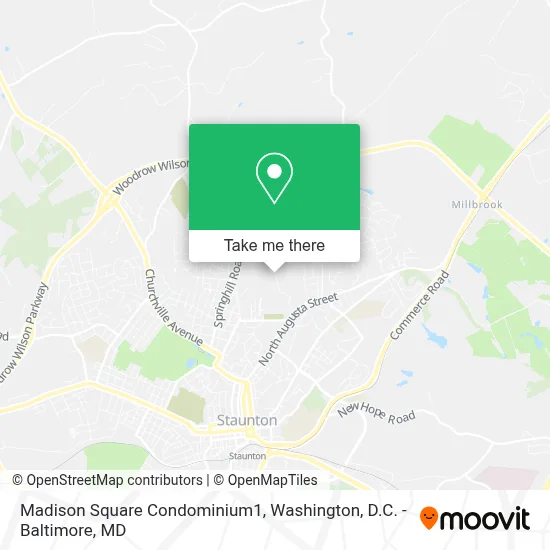 Madison Square Condominium1 map