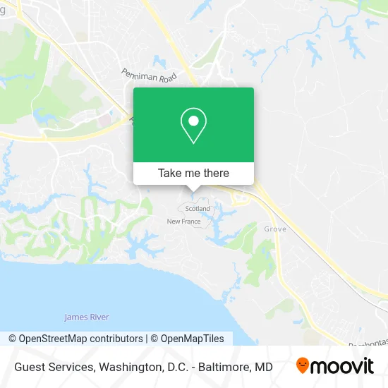 Guest Services map