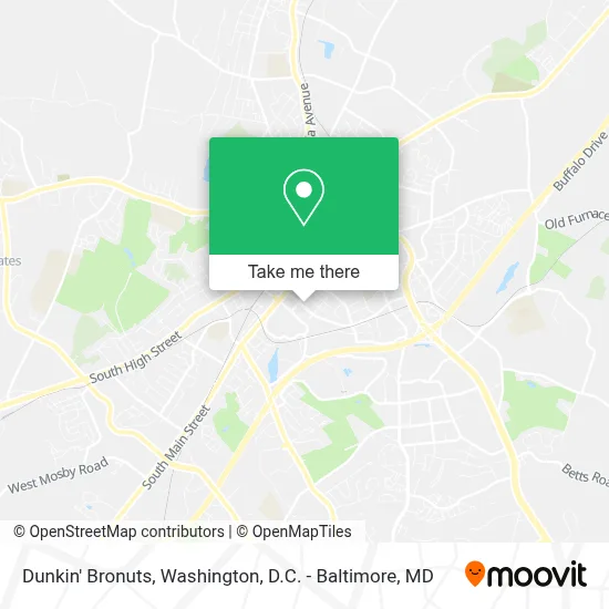 Dunkin' Bronuts map