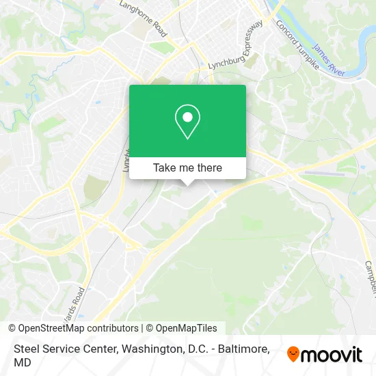 Steel Service Center map