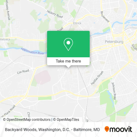 Backyard Woods map