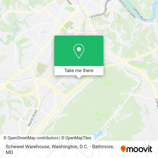Schewel Warehouse map