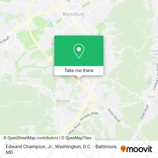 Edward Champion, Jr. map
