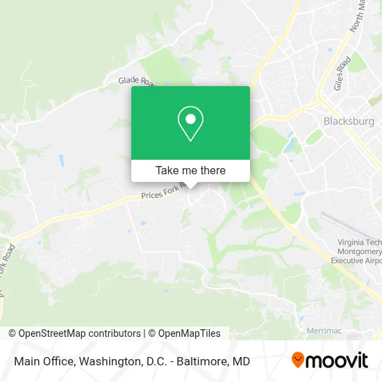 Main Office map