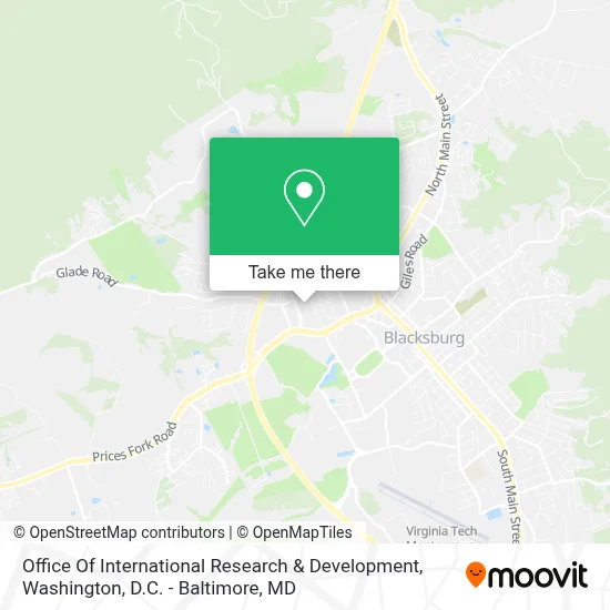 Office Of International Research & Development map
