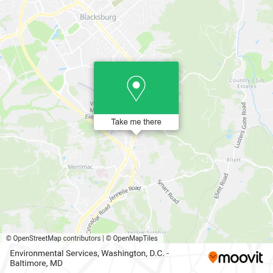 Environmental Services map