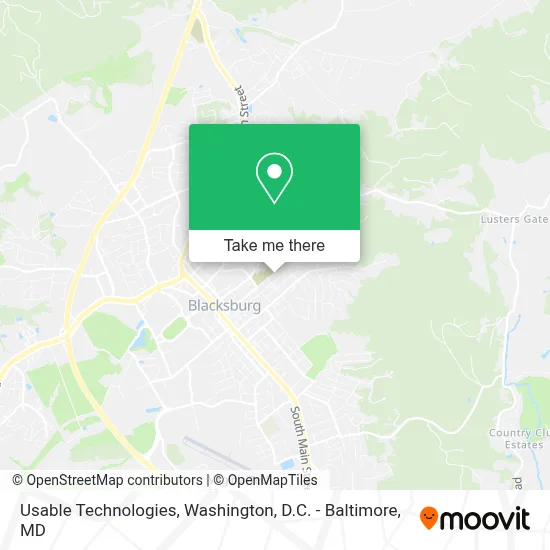 Usable Technologies map