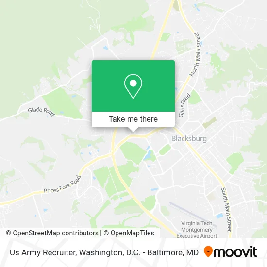 Us Army Recruiter map
