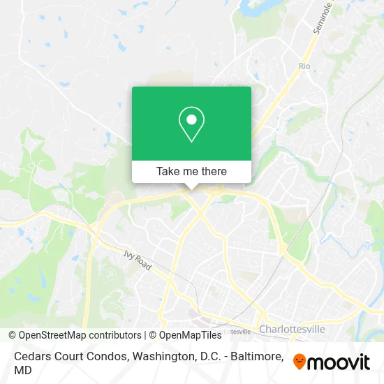 Cedars Court Condos map