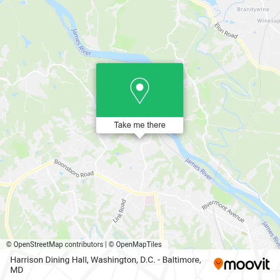 Harrison Dining Hall map