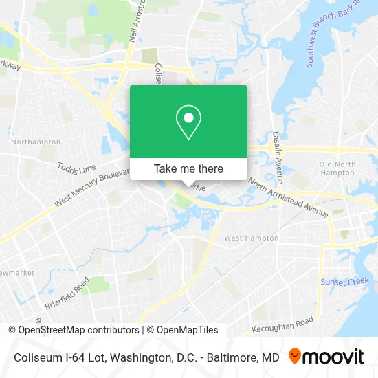 Coliseum I-64 Lot map