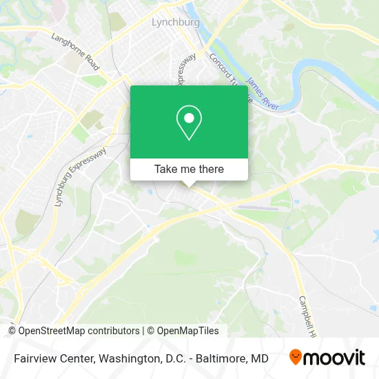 Fairview Center map
