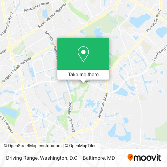 Driving Range map