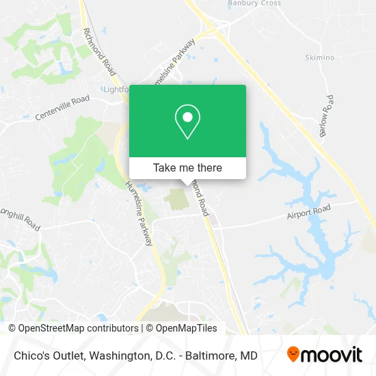 Chico's Outlet map