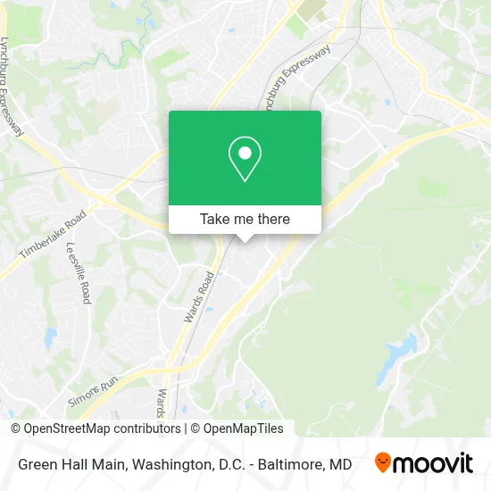 Green Hall Main map