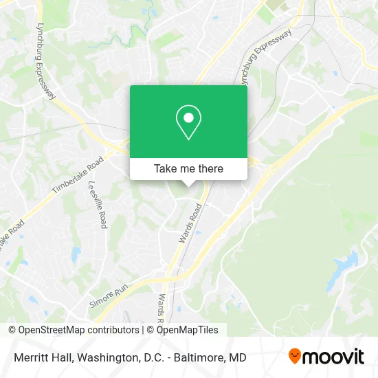 Merritt Hall map