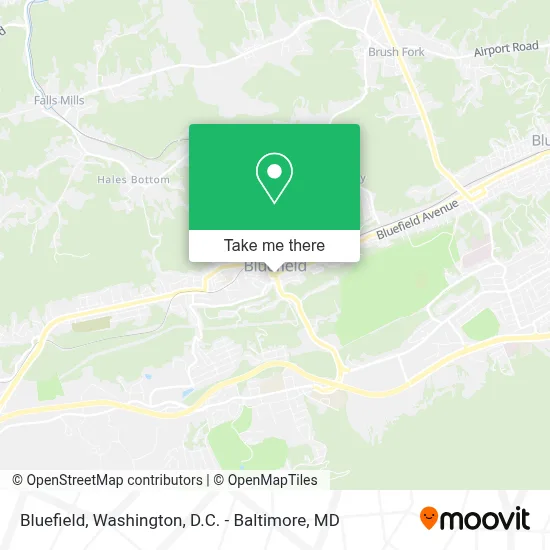Bluefield map