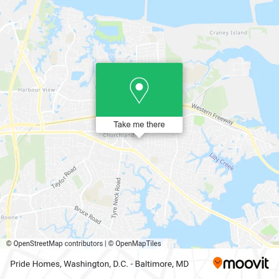 Pride Homes map