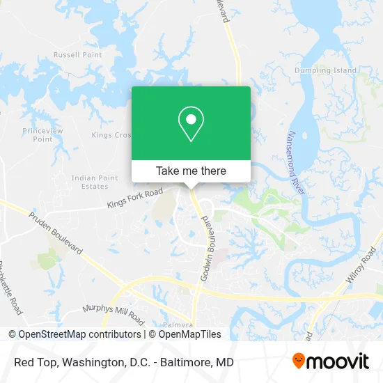 Red Top map