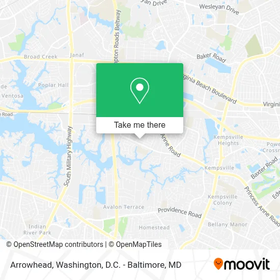 Arrowhead map