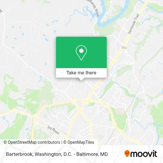 Barterbrook map