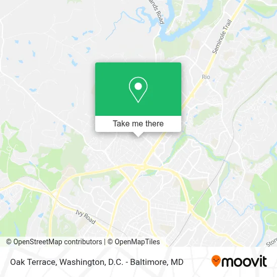 Oak Terrace map