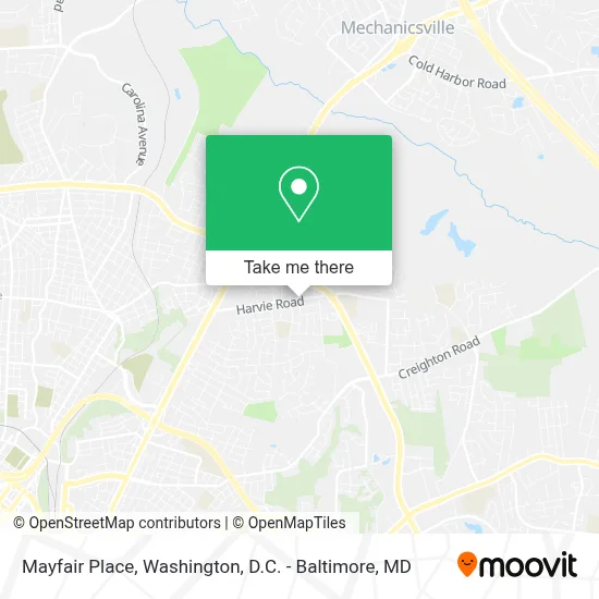 Mayfair Place map