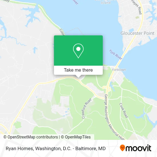 Ryan Homes map