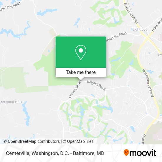 Centerville map