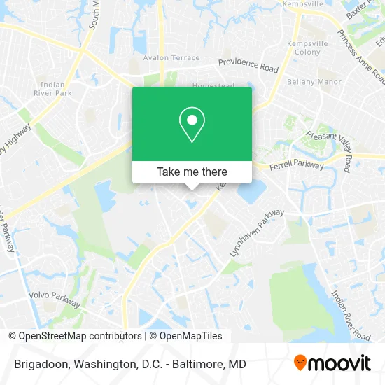 Brigadoon map