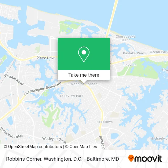 Robbins Corner map