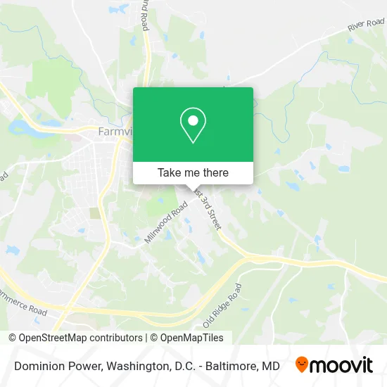 Dominion Power map