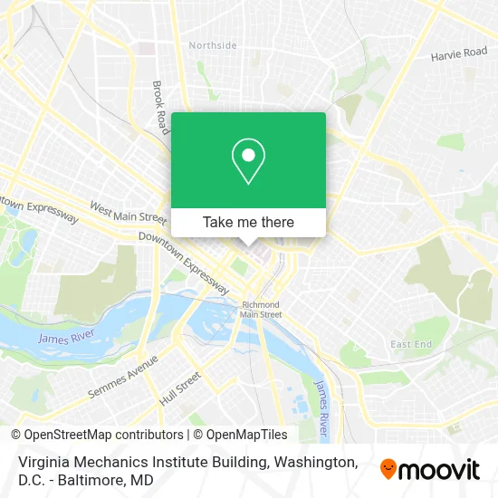 Virginia Mechanics Institute Building map