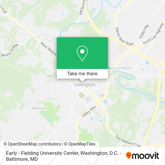 Early - Fielding University Center map