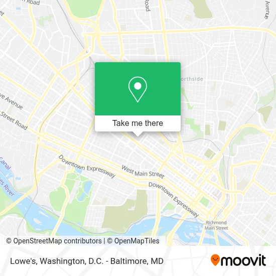 Lowe's map